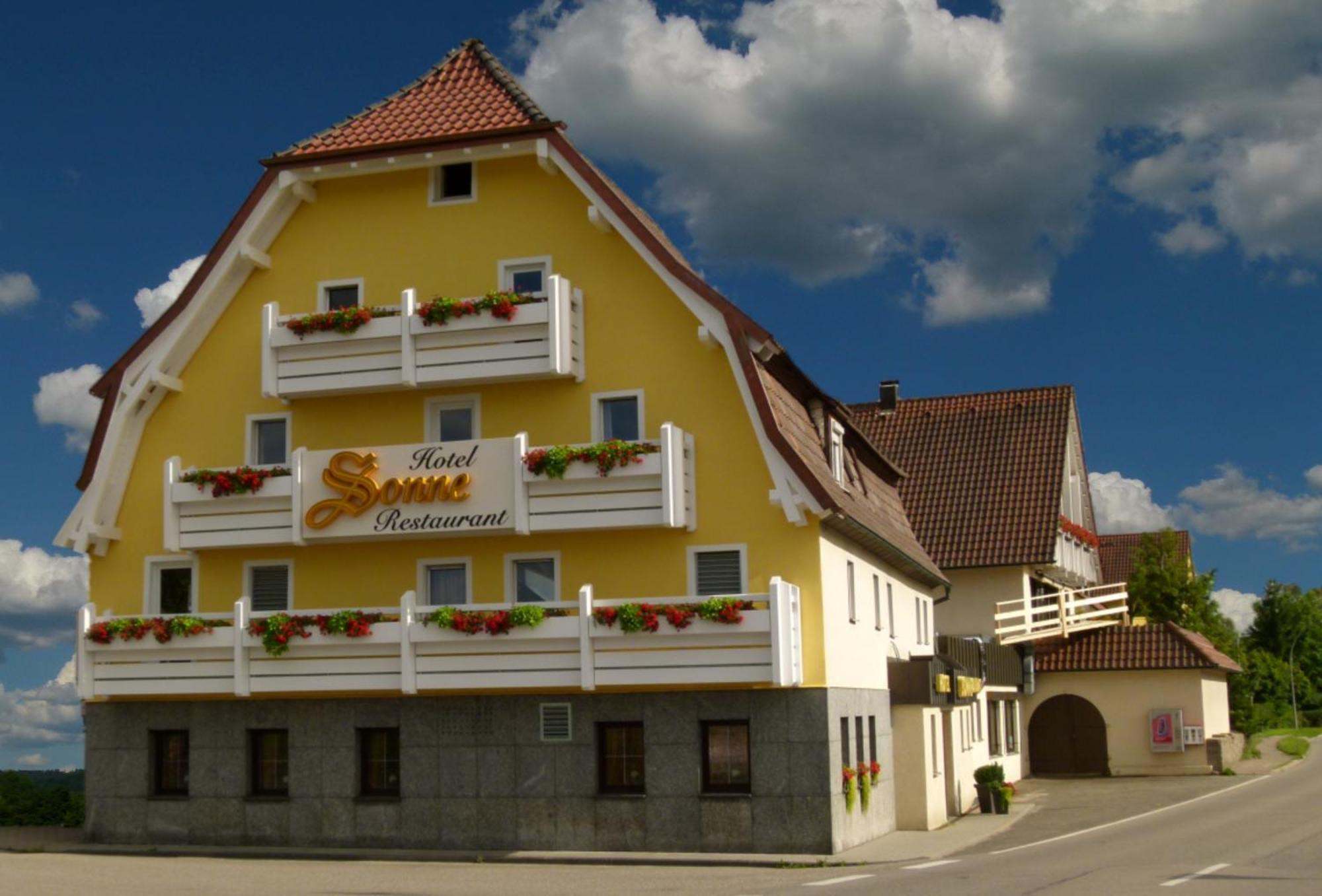 Hotel Sonne Garni Rudersberg Bagian luar foto